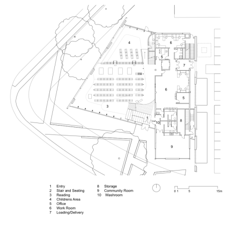Betonwelle; Bibliothek; Neubau; Edmonton; Dub Architects; HCMA; Jasper Place Branch Library; Kanada; Alberta; Hubert Kang