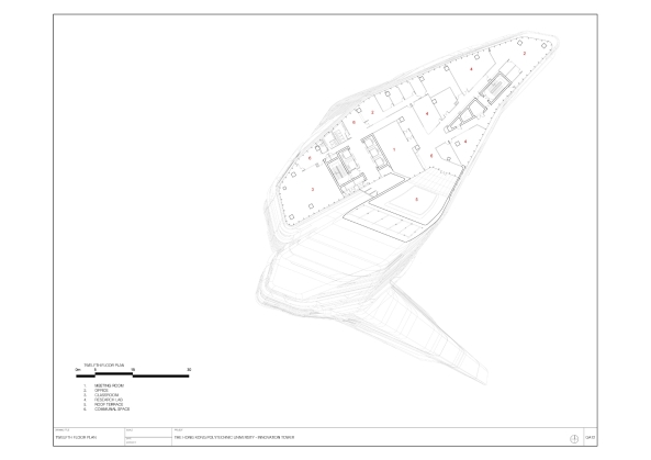 Grundriss 12. Obergeschoss