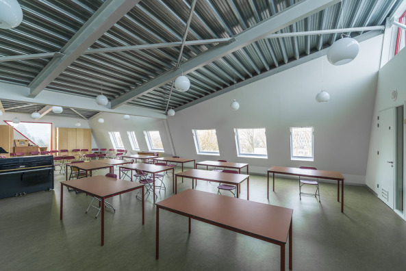 Geert Groote, Schule, Amsterdam, Niederlande, Search Architekten, SeARCH, Sanierung, Erweiterun, Holz, Fassade