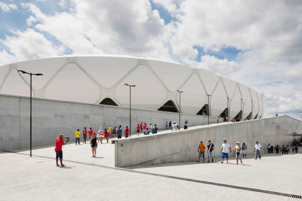 gmp, Schlaich Bergermann, Fuball-WM 2014, Brasilien, Stadien, Brasilia, Belo Horizonte, Manaus, deutscher Architekturexport