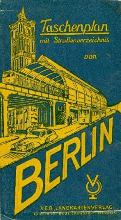 Berliner Stadtplan von 1955