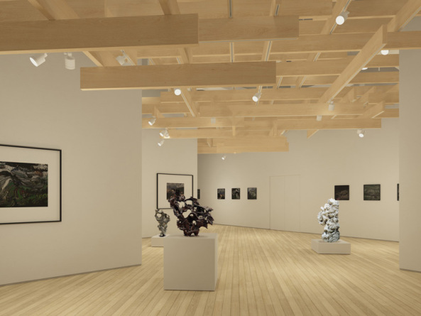 Kengo Kuma, Yunnan, China, Kengo Kuma and associates, Holz, wood, multifunktionales Zentrum, Ausstellungsraum, exhibition space, Theater, Gitterkonstruktion, sales center