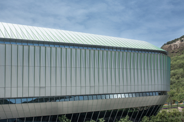 UNStudio, UN Studio, Ben van Berkel, Pavillon, Tsingtao, Expo, Bundesgartenschau, Landesgartenschau, Arup, Qingdao World Horticultural Expo Executive Committee, Caroline Bos, Gartenpavillon, Farbverlauf, Blob, Muschel, Muscheln, Fassade, Facade, Farbe, Ausstellungshalle