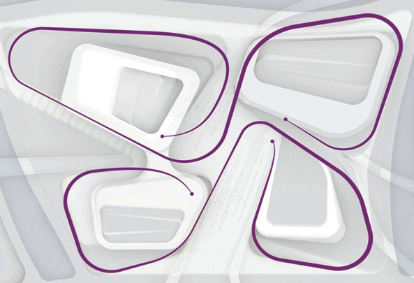 UNStudio, UN Studio, Ben van Berkel, Pavillon, Tsingtao, Expo, Bundesgartenschau, Landesgartenschau, Arup, Qingdao World Horticultural Expo Executive Committee, Caroline Bos, Gartenpavillon, Farbverlauf, Blob, Muschel, Muscheln, Fassade, Facade, Farbe, Ausstellungshalle