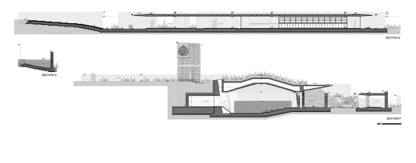 Moschee, Sancaklar Moschee, Sancaklar Mosque, Emre Arolat Architects, Trkei, Istanbul, unterirdische Moschee