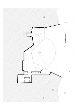 Hertweck Devernois Architectes Urbanistes; Simeon Levaillant;  Frankreich; Erweiterung; Anbei; Saint-Germain en Laye; Haus PLJ; unterirdisch; Extension; underground; unterirdisch; Ha-HA; Lucio Fontana; Einfamilienhaus; Topografie
