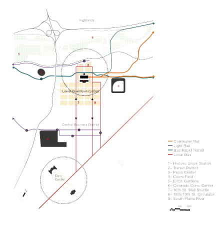 Union Station, Denver, SOM, Skidmore Owings Merrill, transportation hub, Verkehrsknoten