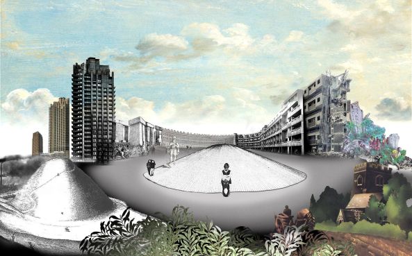 Der britische Pavillon ist ein Steinbruch der Zukunft