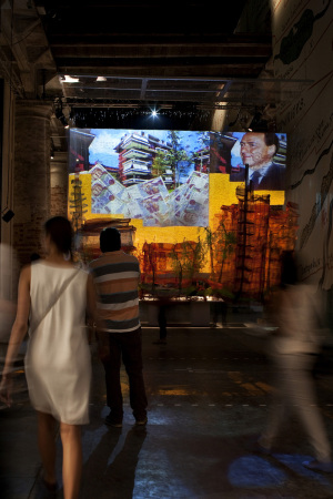 Rem Koolhaas, OMA, AMO, Koolhaas-Video, Koolhaas Interview, Biennale, Architekturbiennale, Baunetz- TV, Stephan Burkoff, Biennale Venice, architecture, Architektur, Should does not register in my vocabulary, movie, architecture, Baunetz, golden lion, south corea, s�dkorea, chile, Salavador Allende, Plattenbau, koreanische Halbinse, Crow�s Eye View, Monolith Controversies, Modernity: Promise or Menace?, France, Frankreich, Russia, Russland, Fair Enough: Russia�s Past Our Present, Phyllis Lambert, Sales Oddity, Intermundia, Radical Pedagogies, Italian Limes, Symbolpolitik, Jury, Entscheidung , silberner L�we, silver lion, Venice, Giardini