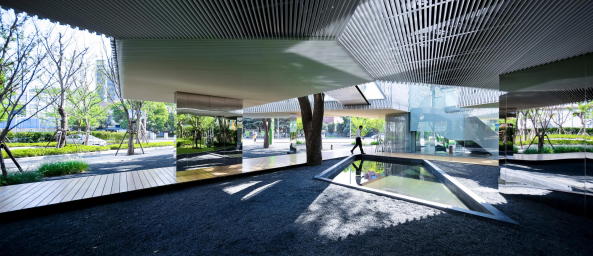 Huaxin Business Center, Shanghai, Scenic Architecture Office, Aluminium-Fassade