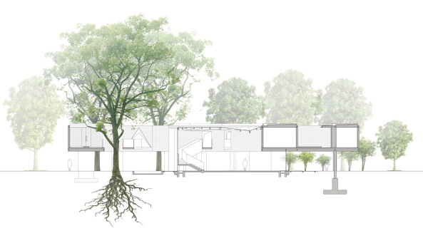 Huaxin Business Center, Shanghai, Scenic Architecture Office, Aluminium-Fassade