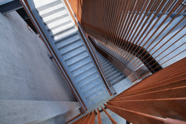 Origin Architect, Offset-Druckerei, Peking, Dongchen-Distrikt, Umbau, Industriebau, Corten-Stahl