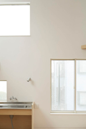 Japan, Tokio, Fumihiko Sano, studio Phenomenon, Wohnhaus, Holz, Wohnen, studio, Zaun, Edelstahl, stainless steel, Moireffekt