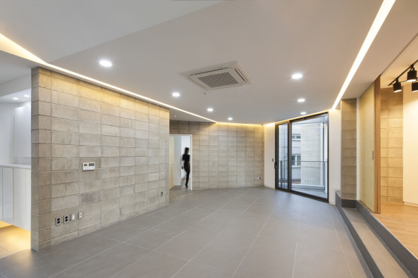 Moon Hoon, Seongnam, S�dkorea, South Korea, Gyeonggi-do, Musikagentur, Beton, Fassade