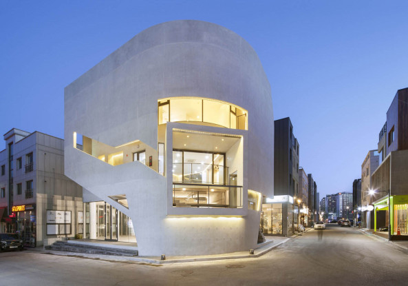 Moon Hoon, Seongnam, Sdkorea, South Korea, Gyeonggi-do, Musikagentur, Beton, Fassade
