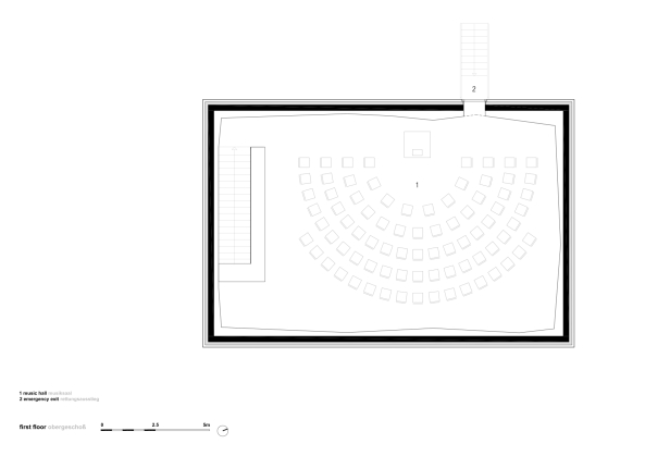 Musikverein Zwettl, Franz Architekten, Neubau, Architektur aus sterreich, Goldstck, Fassade, Facade, Franz, piece of gold, golden music hall, Austria, Architecture, Musik, music, accoustic, Akustik, Raumakustik, Konzerthalle, Rume fr Musik, Stadtgemeinde Zwettl, Musikverein, Gold, Golden