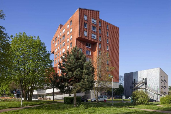 Maison Édouard François, Édouard François, Paris, Grenoble, Wohnhaus, Energieeffizienz, Nachhaltigkeit, Fassade, Ris-Orangis, Python, The democratization of the skyline, M6B2, Tower of Biodiversity, grüne Fassade, Balkon, Terasse, Loggie