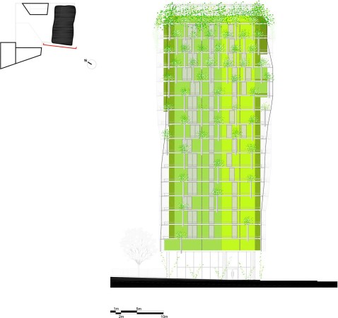 Maison douard Franois, douard Franois, Paris, Grenoble, Wohnhaus, Energieeffizienz, Nachhaltigkeit, Fassade, Ris-Orangis, Python, The democratization of the skyline, M6B2, Tower of Biodiversity, grne Fassade, Balkon, Terasse, Loggie