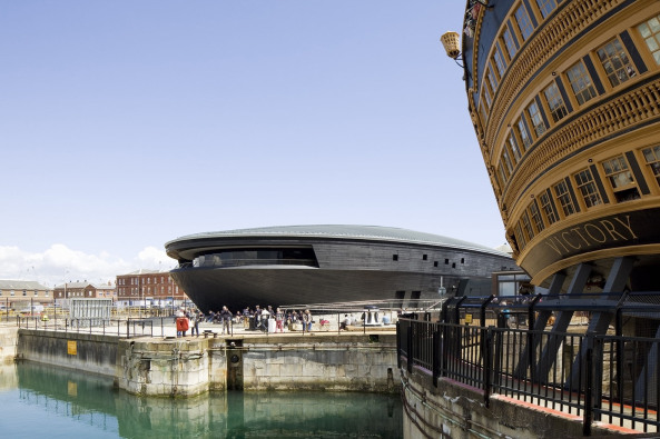 Region S�d: Mary Rose Museum in Portsmouth von Wilkinson Eyre Architects