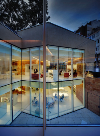 BCQ arquitectura barcelona, Library Joan Maragall, Villa Florida, Bibliothek, Garten, eingegraben, buried building, garden