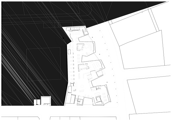 BCQ arquitectura barcelona, Library Joan Maragall, Villa Florida, Bibliothek, Garten, eingegraben, buried building, garden