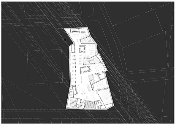 BCQ arquitectura barcelona, Library Joan Maragall, Villa Florida, Bibliothek, Garten, eingegraben, buried building, garden