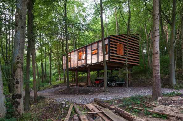 Invisible Studio, Bath, Holzhaus, Studio, Selbstbau, Timber