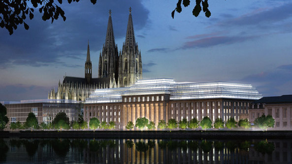 Neue Direktion, Kln, Kadawittfeldarchitektur, Graf+Graf Architekten, metallene Dachbnder