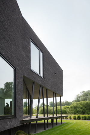 architectenbureau Wil-Ma, Westelo, Belgien, B�rogeb�ude, B�ro, office building, Belgium, Stahl, steel, Fassade, Holz, Beton, Natur, Landschaft, Wastiau & Co Architectenbureau