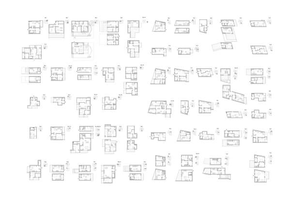 ADN Birou de Arhitectura, ADN BA, Bukarest, Bucharest, Wohnhaus, Wohnungsbau, Rumnien, World Architecture Festival, Collage, Dichte