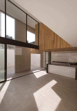 Wohnungsbau, 169 Amsterdam, JSa, Mexiko, Mexiko-Stadt, doppelte Fassade, Beton, Glas, Holz, Pinienholz