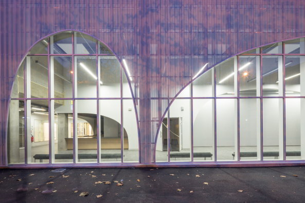 Konzertsaal, Konzerthalle, Konservatorium, Bondy, Paris, Zumtobel, Squano Amnagement, Radio Francen concert hall, Frankreich, Musik, Klassik, Wellblech, Blechh, Streckmetall, Sennheiser, PARC Architectes, Brice Chapon, Emeric Lambert, Verseilles, 11h45