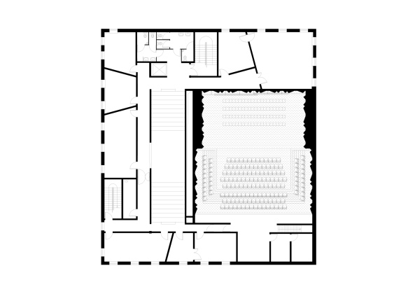Konzertsaal, Konzerthalle, Konservatorium, Bondy, Paris, Zumtobel, Squano Amnagement, Radio Francen concert hall, Frankreich, Musik, Klassik, Wellblech, Blechh, Streckmetall, Sennheiser, PARC Architectes, Brice Chapon, Emeric Lambert, Verseilles, 11h45