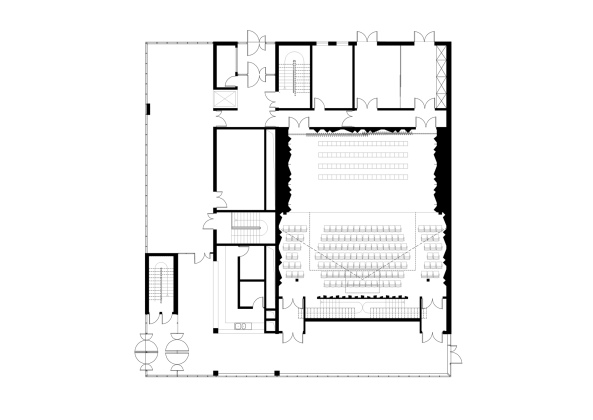 Konzertsaal, Konzerthalle, Konservatorium, Bondy, Paris, Zumtobel, Squano Amnagement, Radio Francen concert hall, Frankreich, Musik, Klassik, Wellblech, Blechh, Streckmetall, Sennheiser, PARC Architectes, Brice Chapon, Emeric Lambert, Verseilles, 11h45