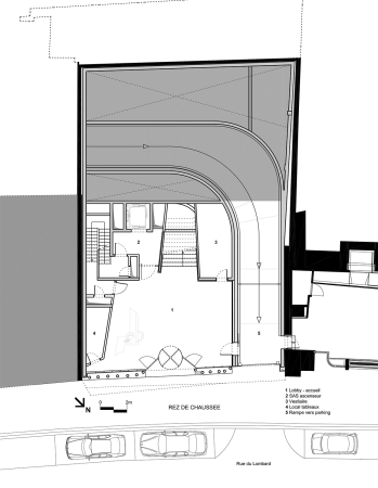 Georges De Kinder, Parlement Francophone Bruxellois, Paradise Architecture, SKOPE, Rue du Lombard, 77, 100 Bruxelles, PFB Brssel, Parlament, Parliament, Brussels, Brussels French Speaking Parliament, Region, Glasfassade, Libelle, Voronoids, Kubus, Glaskubus, Erweiterung, Brogebude, Stadtrat, Rathaus