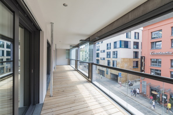 Gerhard Matzig, Mnchner Freiheit, Feilitzschstrasse 7  9, Neubau Wohnanlage, Geschftsrume, Mnchen, 2014, Loggien, HIH Hamburgische Immobilien Handlung, brixx Projektentwicklung, Wohnhaus. Altstadt, Mnchner Sieben, Schwabinger Sieben, Betonfassade, Dmmbeton,  Jrgen Seifert, Kupferschmidt Architekten, Schwabinger 7