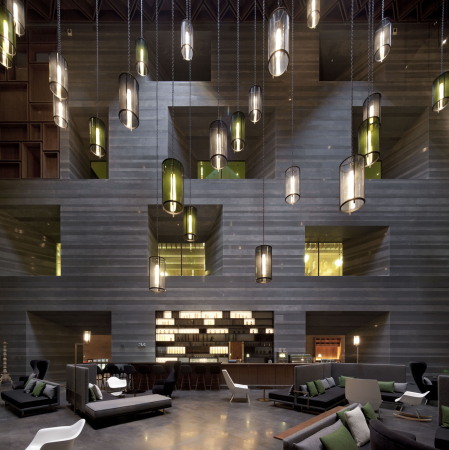 Le Meridien Zhengzhou, Hotel, Hochhaus, Neri&Hu Design and Research Office, Central China, Glasfassade, Rahmenwerk, Marmor, South Architectural Design Institute, Lyndon Neri & Rossana Hu, Shanghai, Bauboom, Luxushitel, Rahmenwerk, Christine Neri, 1188 Zhongzhou Avenue, Normalgeschoss, Pedro Pegenaute