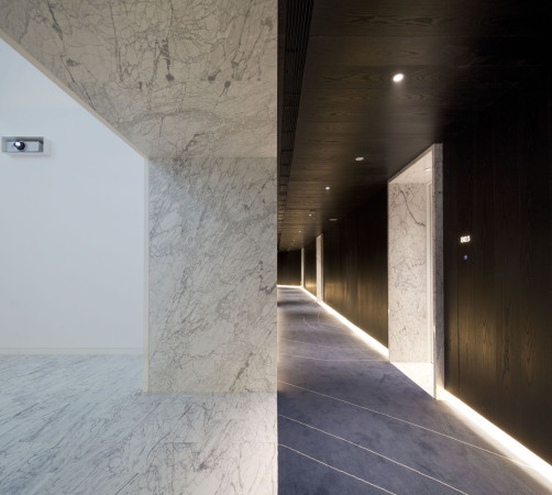 Le Meridien Zhengzhou, Hotel, Hochhaus, Neri&Hu Design and Research Office, Central China, Glasfassade, Rahmenwerk, Marmor, South Architectural Design Institute, Lyndon Neri & Rossana Hu, Shanghai, Bauboom, Luxushitel, Rahmenwerk, Christine Neri, 1188 Zhongzhou Avenue, Normalgeschoss, Pedro Pegenaute