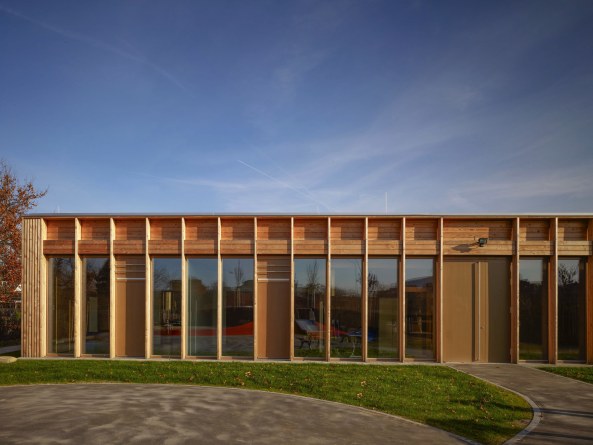 MGF Architekten, Baukastensystem Kindertageseinrichtung, Kita, Frankfurt, Holzbau