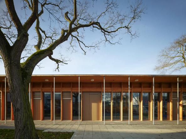 MGF Architekten, Baukastensystem Kindertageseinrichtung, Kita, Frankfurt, Holzbau