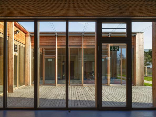 MGF Architekten, Baukastensystem Kindertageseinrichtung, Kita, Frankfurt, Holzbau