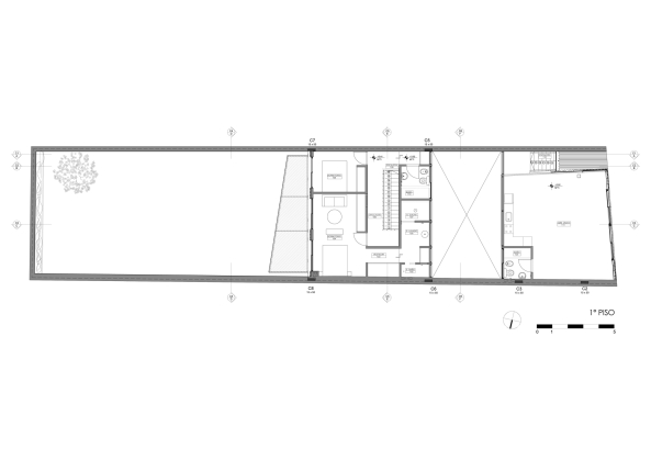 HM.Arquitectos Fernando Hitzig, Leonardo G. Militello, Buenos Aires, Wohn- und Atelierhaus, Sichtbeton