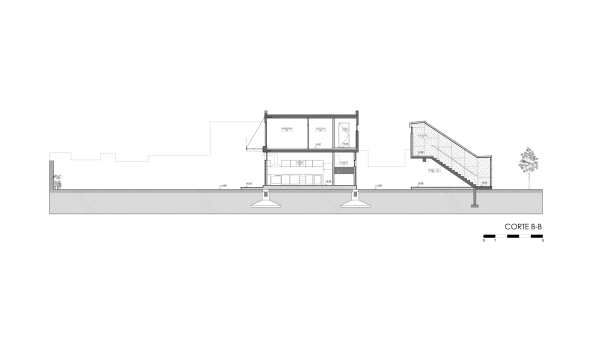 HM.Arquitectos Fernando Hitzig, Leonardo G. Militello, Buenos Aires, Wohn- und Atelierhaus, Sichtbeton