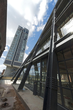 837 Washington, Samsung, Apple, Google, Hightech, Computerindustrie, B�rogeb�ude, B�roblock, Stahl, Stahlbau, Highline, New York, Office, Morris Adjmi Architects, Commercial Office, Retail, Leed, Creative Industries, Startup, Meatpacking District,