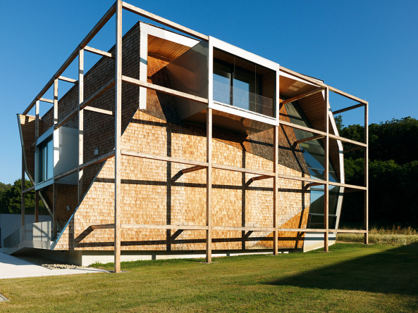 Heri und Salli, sterreich, Wien, Burgenland, Office Off, Bro, Holzbau, Holz, Fassade, Arbeitsraum, Membran, Energieefizienz, Fichte, Lrche, kanadische Zirbe, BUS-System