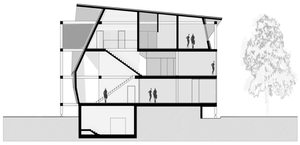 Heri und Salli, sterreich, Wien, Burgenland, Office Off, Bro, Holzbau, Holz, Fassade, Arbeitsraum, Membran, Energieefizienz, Fichte, Lrche, kanadische Zirbe, BUS-System