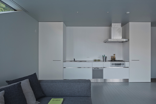 Raizan-forest, Rhythmdesign, Itoshima, Fukuoka, Japan, Haus am Hang, hill