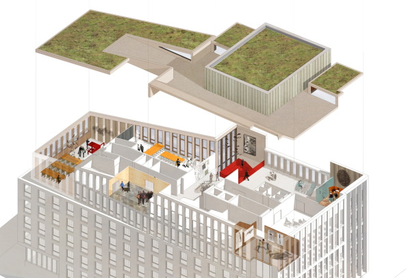 Hawkins Brown, Bartlett School of Architecture, AA, Architectural Association, Architekturschule, Architekturstudium, studieren, Architektur, London, Fakultt, UCL and Camden, Umbau, Umnutzung, Wates House,