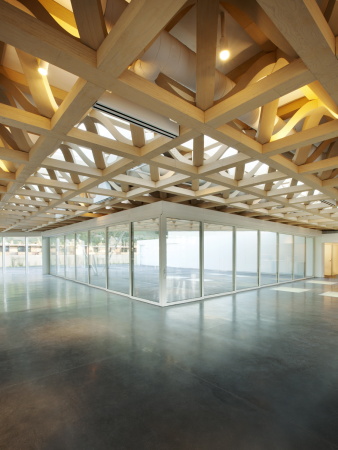 Aspen Art Museum; Shigeru Ban; Architects; Museumsneubau; USA; Wintersport; Kunst; Holzkonstruktion; Lamellenfassade; gewebte Holzfassade; Colorado; Aspen; Dachfoyer; Derek Skalko; Billy Farrell ; David Prutting;