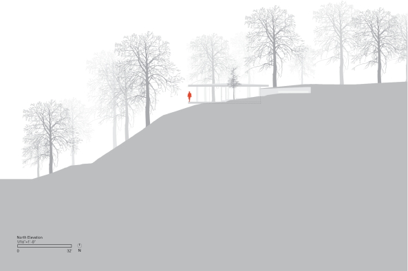 Bungalow mit Loch; Einfamilienhaus; Aurora; Oregon; No Architects; NOA; New York; Innenhof; Courtyard House; private residence; Flachdach; Loft